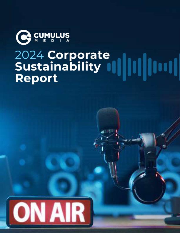 Cumulus Media 2024 Corporate Sustainability Report